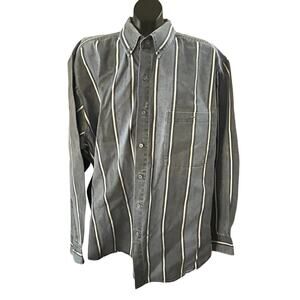 Vintage Santana XLT Striped Button-Up Shirt